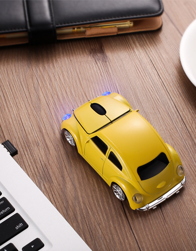 Classic Vintage Car Shaped Wireless Mouse
