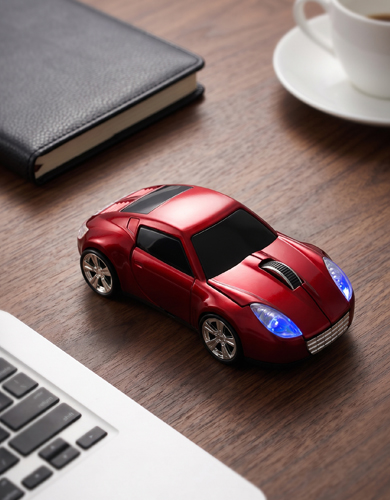 Classic Curved Coupe Shaped Wireless Mouse
