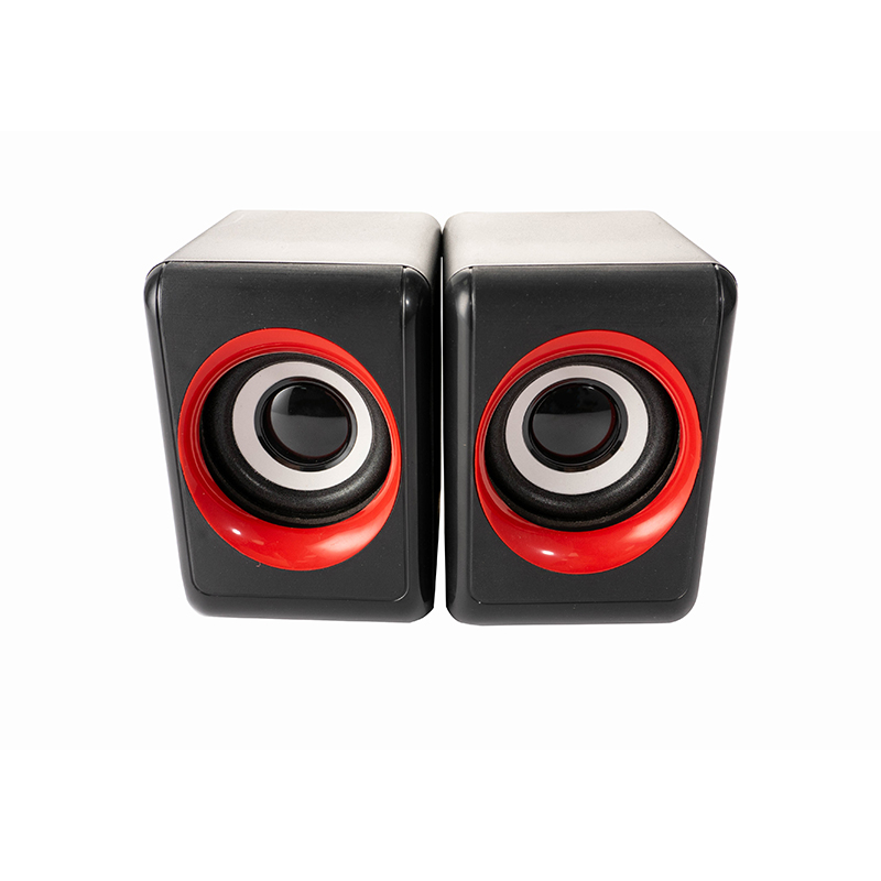 6W 2.0 Stereo Speakers for computers and notebooks , with wired remote control