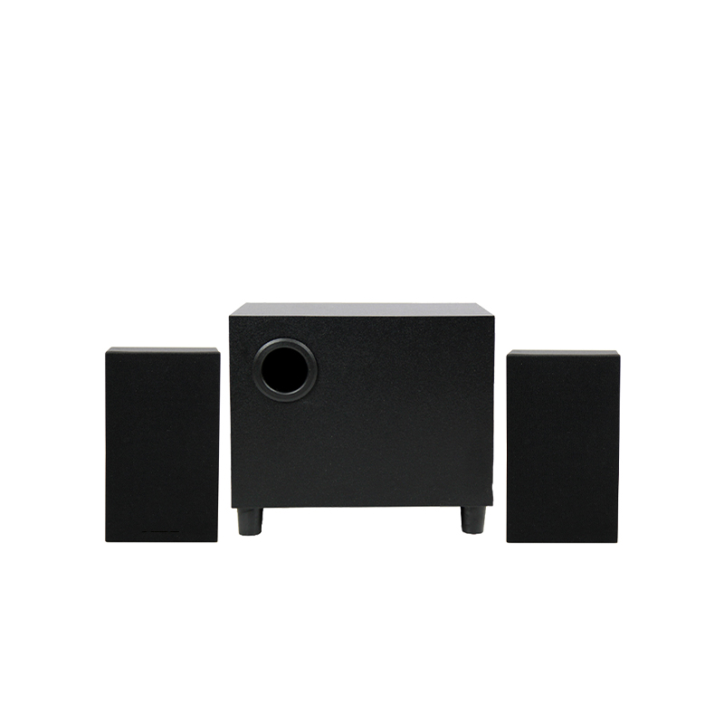 2.1 Channel Multimedia Speaker System with Subwoofer, Full Range Audio, 20 Watts RMS, Strong Bass, 3.5mm Audio Inputs, PC/TV/Smartphone/Tablet/Music Player