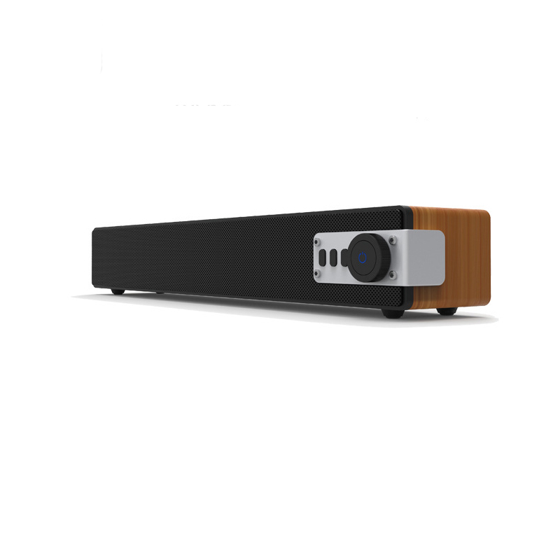 Bluetooth Soundbar Speaker, 2CH Bluetooth Speaker for LED/LCD Monitor.Computer Speakers, Wireless Desktop Speaker, Stereo Mini Sound Bar Speaker for PC Tablets Desktop Laptop MP3 Mac Air/Pro (Type-c Charging port)